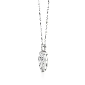 จี้เพชรทรงลูกแพร์เกรซ ฮาโล - Product Image 3