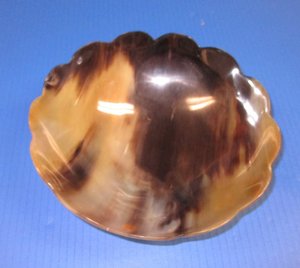 Bol ovale sculpté en corne de buffle, finition brute, étanche, toutes tailles disponibles, Noël, Nouvel An, Fête des Mères, artisanat - Product Image 2