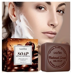 Jabón Exfoliante Artesanal a Base de Café Vegetal, Barra de Exfoliación Corporal Natural, Limpieza Suave, Pulido de la Piel, Venta al Por Mayor - Product Image 6