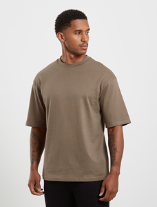 2025 Streetwear fabricante de camisetas de calidad Premium algodón liso en blanco 220 Gsm camisetas de gran tamaño para Hombre Camisetas de gran tamaño - Product Image 3