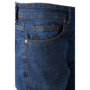 กางเกงยีนส์เดนิมเอวกลาง ALAN Dennis สำหรับผู้ชายพร้อมโลโก้แบบกำหนดเอง - Product Image 3
