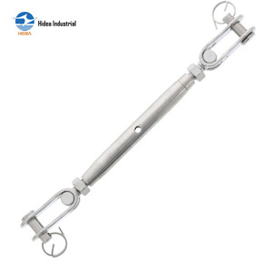 Tensor de acero inoxidable de cuerpo cerrado con mordaza y mordaza de gancho, pulido, para amarre marítimo, conector de eslinga para grúa y montaje - Product Image 4
