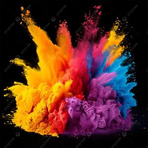 Polvo de Color Holi Biodegradable, Impermeable y Ecológico Biosafe |   Sin Emisiones de Carbono, No Peligroso, Amigable con la Piel, 15 Colores - Product Image 1