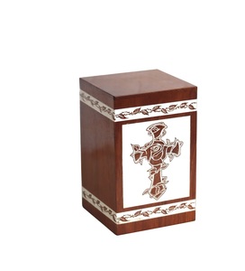 Wooden Urn Box <b>For</b> Adult <b>Ashes</b> Cremation Urns <b>For</b> Male and Female Decorative Urns Funeral - Product Image 1