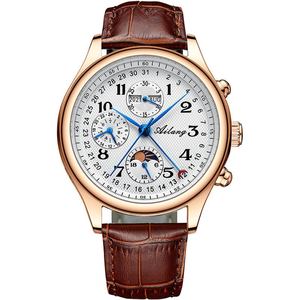 Nouvelle <span class=keywords><strong>montre</strong></span> automatique mécanique pour homme en acier inoxydable, <span class=keywords><strong>montre</strong></span>-bracelet haut de gamme, design multifonctionnel, étanche, pour les affaires - Product Image 3