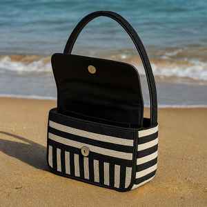 Multicolor Beaded <b>Bag</b> with Handle, Handheld <b>Bag</b>, Casual Hand <b>Bag</b>, Indian Handicraft, Handmade, <b>Baguette</b> <b>bag</b>, - Product Image 2