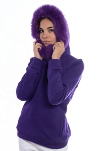 100% algodón Tech Fleece sudaderas con capucha para mujer logotipo personalizado impreso transpirable desgastado ropa de entrenamiento sudaderas con capucha - Product Image 2