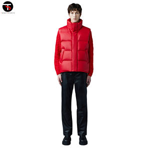 OEM Logo personnalisé sans manches bulle gilet veste hommes de haute qualité chaud hiver gilets respirant nylon tricoté impression Sport - Product Image 3