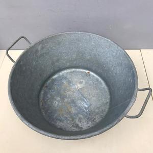 En Métal Galvanisé rond Bol Baignoire jardin Décoration - Product Image 5