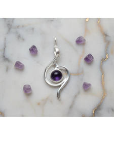 Pendiente de piedras preciosas de amatista de Plata de Ley 925 sólida, joyería elegante de moda para mujer con certificado IGI para compromiso o regalo - Product Image 3