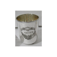 Nouvelle conception plaqué argent Mojito Julep verre le plus vendu verres à la menthe Julep tasses pour mariage et hôtel en vrac