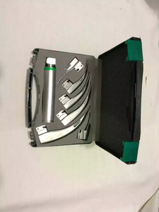 Ensemble laryngoscope vétérinaire bon marché pour petits animaux domestiques, intubation trachéale en acier inoxydable, lumière blanche LED, 6 lames, manuel, certifié CE - Product Image 3