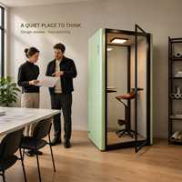 Cabine de bureau insonorisée pour 1 personne, cabine acoustique de concentration, studio créatif, cabine téléphonique I-01-1