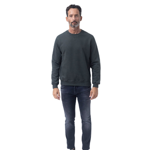 Sudadera de lana de invierno de diseñador para hombre, Jersey de algodón 100%, logotipo personalizado bordado, cuello sólido 'O', sudaderas sólidas - Product Image 2