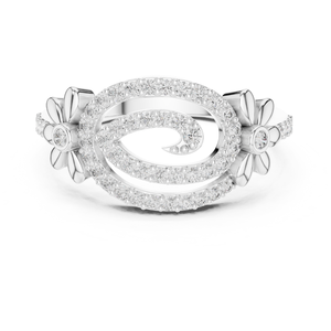 Bague en diamant rond pour femme Bijoux de luxe en pierre cultivée en laboratoire certifiés Commandes personnalisées et de fiançailles en gros - Product Image 1