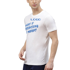 Venta al por mayor de camisetas de hombre con logotipo personalizado en Pakistán Puff impresión brillo diseñado hecho de poliéster/algodón precio competitivo - Product Image 1