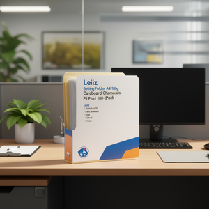 Leitz Setting <b>Folder</b> <b>A4</b> 180g Cardboard Chamois 100-Pack File <b>Folder</b> - Product Image 3