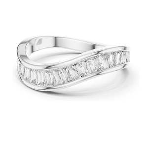 Anillo de Diamantes de Laboratorio con Corte Princesa de 0.819 CT para Mujer, Claridad VVS-VS EF, Oro de 18K, 14K, 10K y Plata 925, Color Rosa - Product Image 3