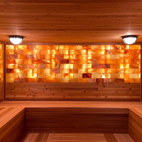 Briques et carreaux sculptés en sel rose de l'Himalaya de la meilleure qualité, décoration pour la maison et l'hôtel, durables, 100% naturels, forme géométrique
