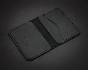 Cartera para pasaporte de cuero Geniun hecha a mano, tarjetero, cartera para dinero, accesorios de cuero, tarjeta de trabajo de identificación, tarjetero de espuma - Product Image 2