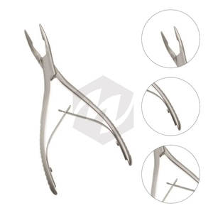 เครื่องมือผ่าตัดกระดูกแบบรอนเจอร์สแตนเลสสตีลขนาด 18 ซม. ยี่ห้อ Lempert Bone Rongers สำหรับการตัดและขึ้นรูปกระดูก - Product Image 2