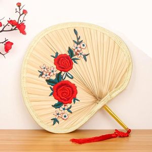 พัดลมมือถือทำจากไม้ไผ่ที่สวยงามเป็นของฝากและของตกแต่งที่สมบูรณ์แบบ - Product Image 6