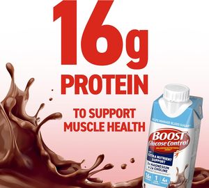 BOOST Glucose Control, boissons nutritionnelles prêtes à boire avec un soutien nutritionnel supplémentaire, saveur chocolat riche, 8 fl oz, paquet de 24 - Product Image 3