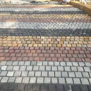 Pierre carrée naturelle taillée à la main pour l'aménagement paysager de jardin, utilisée comme galets et galets - Product Image 3