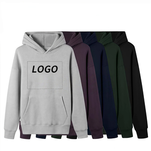 เสื้อฮู้ดผู้ชายแบบมีสไตล์ทำจากวัสดุมีขนาดและโลโก้ตามสั่ง - Product Image 5