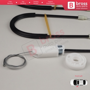 Kit de Reparación de Elevalunas Izquierdo BWR1007 para Boxster MK2 Cay 987 2004-2013 Coupé Convertible de 2 Puertas 98754207501 - Product Image 4