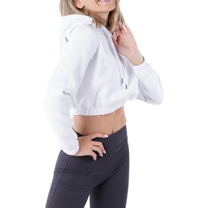 Customized Plus Size Cotton Streetwear Casual <b>Y2K</b> Style Winter Heavyweight Printed Crop <b>Top</b> Hoodies Low Price for Women - Product Image 2