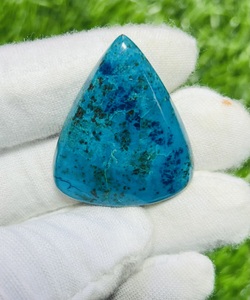 Wholesale Bulk AAA Grade Natural Azurite Shattuckite Cabochon Healing Crystal <b>Quartz</b> Gemstone Chakra Spiritual Reiki Shattuckite - Product Image 6