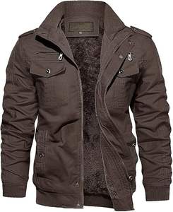 Chaqueta de cuero forrada de piel de lujo para hombre, abrigo de piel de vaca de primera calidad, abrigo cálido elegante para la moda de invierno y la comodidad diaria - Product Image 5