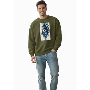 เสื้อสเวตเชิ้ตผ้าฝ้าย 100% สไตล์คลาสสิกสำหรับฤดูหนาว ผ้าเนื้อนุ่มสบาย ทรงหลวมใส่สบาย เหมาะสำหรับใส่ในชีวิตประจำวันและลุคสตรีทแฟชั่น - Product Image 3