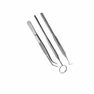 Kit Profesional de Examen Dental, Instrumentos Quirúrgicos Duraderos Resistentes a la Corrosión, Fuente de Alimentación Manual - Product Image 2