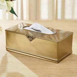 Modern Design <b>Tissue</b> Holder Golden Finishing Bar For Restaurant Tableware Decoration Accessories Napkin <b>Paper</b> Holder Usage - Product Image 1