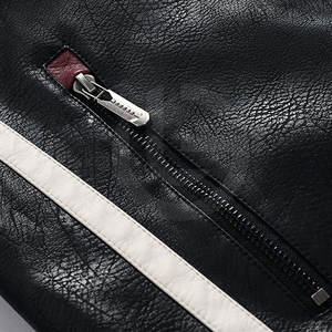 Chaqueta de moto de cuero genuino al mejor precio para hombre, venta en línea teñida lisa, chaqueta de moto para hombre - Product Image 5