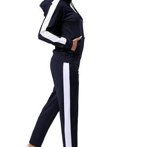 Women's Tiger Print Tracksuit, Zip-Up Jacket and Pants Set, Stylish Athletic <b>Leisurewear</b> - Product Image 6