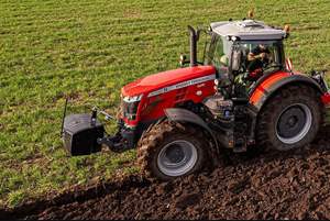 Tractor de maquinaria agrícola Massey Ferguson 399 4WD 90HP con condiciones de trabajo de alta precisión en stock. - Product Image 4