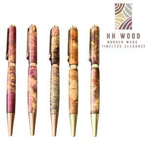 ปากกาลูกลื่นสำหรับผู้บริหารขนาด0.7มม. ทำจากไม้มีเสถียรภาพชุดอเมทิสต์ของขวัญส่งเสริมการขาย - Product Image 6