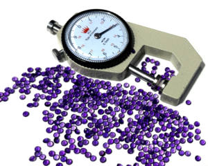 Pierre précieuse naturelle 100% améthyste violette, taille brillant, 3 mm, facettée, couleur naturelle, zonage, certifiée par un tiers, pour la fabrication de bijoux - Product Image 1