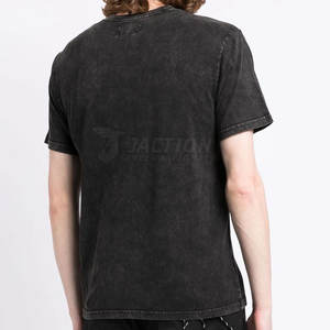 Camiseta estampada de corte holgado hecha en Pakistán para hombre, camisetas de lavado ácido, Diseña tus propias camisetas transpirables de lavado ácido para hombre - Product Image 6