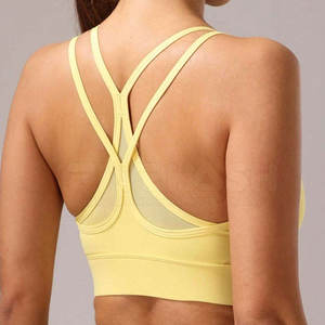 Soutien-gorge de sport pour femme, confortable, rembourré à l'avant, haute maintenabilité, pour la course à pied, la salle de sport et les activités de plein air - Product Image 2