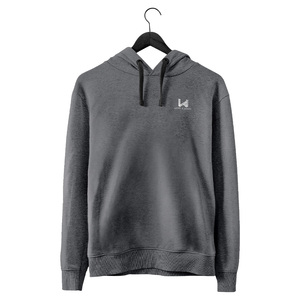 100% coton confortable motif solide tricoté sweat grande taille hommes quotidien décontracté usage bas prix à capuche Version unisexe - Product Image 5