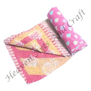 Exclusive Vintage <b>Kantha</b> Quilt Quality Hand Stitching Wholesale Lot Cotton <b>Kantha</b> Quilt /blanket /<b>throw</b>/ Bohemian / Bedspread - Product Image 4