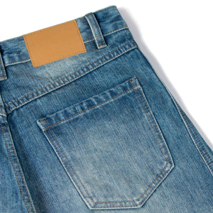 กางเกงยีนส์ขายาวสำหรับผู้ชายผ้ายีนส์ยืดได้ใส่สบายมีสายรัดเอวสำหรับใส่ในชีวิตประจำวัน - Product Image 4