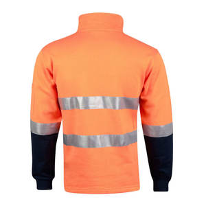 Sudaderas de seguridad de alta visibilidad para mujer, ropa de trabajo reflectante de alta visibilidad, sudaderas con capucha de otoño e invierno con bolsillo - Product Image 4