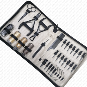 Deluxe Hair Extension Tool <b>Kit</b> 32 Pieces Professional Set for Weft <b>Bead</b> & Sew-In Extensions with Pliers & Thread - Product Image 6