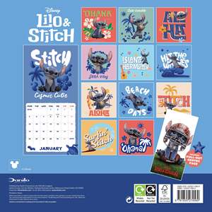 Calendario de la Película Lilo & Stitch en Versión Live Action 2026, Hecho de Papel Resistente - Product Image 4