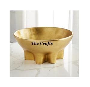 Design attrayant en aluminium bol de service ustensiles de cuisine collations alimentaires et fruits secs bol ensemble de deux tailles différentes - Product Image 6